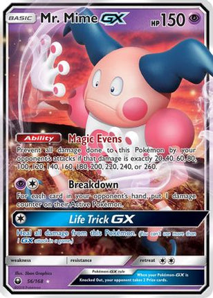 Mr. Mime GX - 56/168 [SM - Celestial Storm] Holofoil