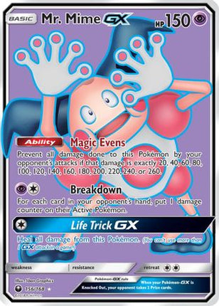 Mr. Mime GX (Full Art) - 156/168 [SM - Celestial Storm] Holofoil