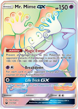 Mr. Mime GX (Secret) - 173/168 [SM - Celestial Storm] Holofoil