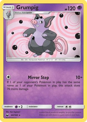 Grumpig - 60/168 [SM - Celestial Storm]