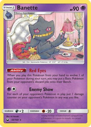 Banette - 65/168 [SM - Celestial Storm]