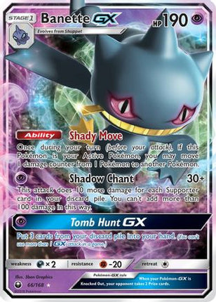 Banette GX - 66/168 [SM - Celestial Storm] Holofoil