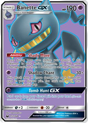 Banette GX (Full Art) - 157/168 [SM - Celestial Storm] Holofoil