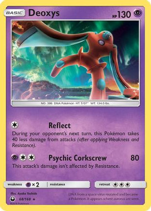 Deoxys (68) - 68/168 [SM - Celestial Storm] Reverse Holofoil