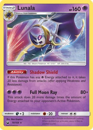 Lunala - 70/168 [SM - Celestial Storm] Reverse Holofoil