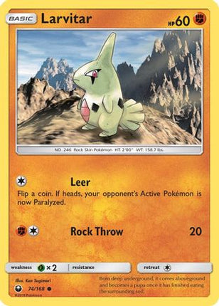 Larvitar - 74/168 [SM - Celestial Storm] Reverse Holofoil