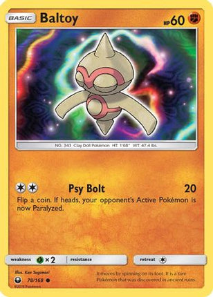 Baltoy - 78/168 [SM - Celestial Storm] Reverse Holofoil