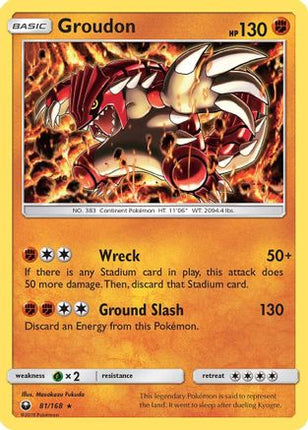 Groudon - 81/168 [SM - Celestial Storm] Holofoil
