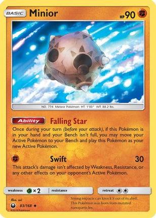Minior - 83/168 [SM - Celestial Storm]