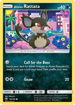 Alolan Rattata - 84/168 [SM - Celestial Storm] Reverse Holofoil