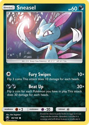 Sneasel - 86/168 [SM - Celestial Storm] Reverse Holofoil