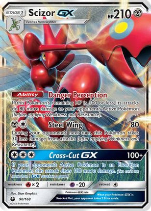 Scizor GX - 90/168 [SM - Celestial Storm] Holofoil
