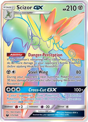 Scizor GX (Secret) - 175/168 [SM - Celestial Storm] Holofoil