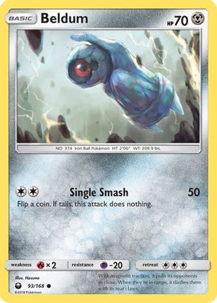Beldum (93) - 93/168 [SM - Celestial Storm] Reverse Holofoil