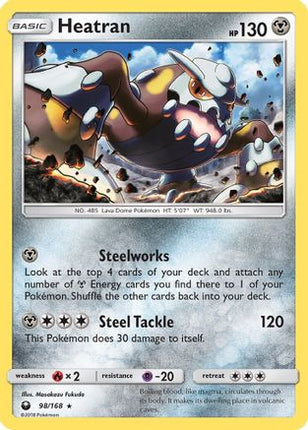 Heatran - 98/168 [SM - Celestial Storm] Reverse Holofoil