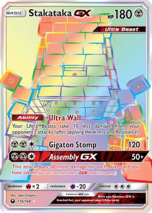 Stakataka GX (Secret) - 176/168 [SM - Celestial Storm] Holofoil