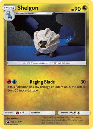 Shelgon - 105/168 [SM - Celestial Storm] Reverse Holofoil