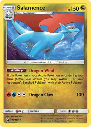 Salamence - 106/168 [SM - Celestial Storm] Holofoil