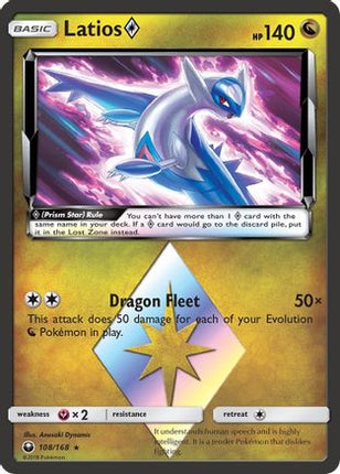 Latios Prism Star - 108/168 [SM - Celestial Storm] Holofoil