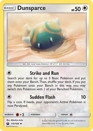 Dunsparce - 110/168 [SM - Celestial Storm] Reverse Holofoil