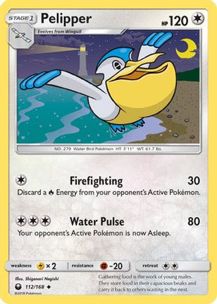 Pelipper - 112/168 [SM - Celestial Storm]