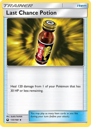 Last Chance Potion - 135/168 [SM - Celestial Storm] Reverse Holofoil