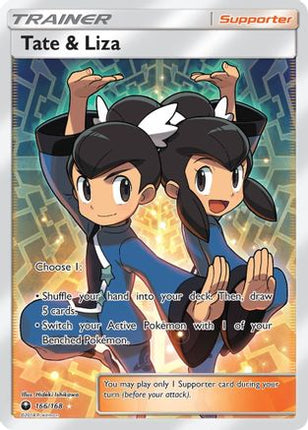 Tate & Liza (Full Art) - 166/168 [SM - Celestial Storm] Holofoil