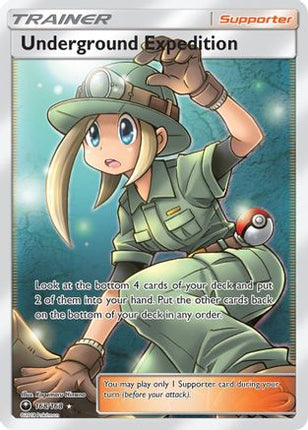 Underground Expedition (Full Art) - 168/168 [SM - Celestial Storm] Holofoil