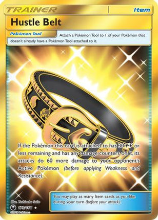 Hustle Belt (Secret) - 179/168 [SM - Celestial Storm] Holofoil