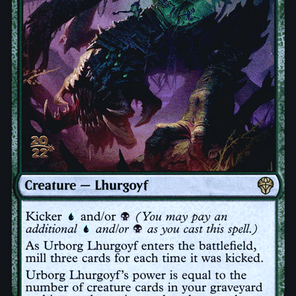 Urborg Lhurgoyf [Dominaria United Promos] Prerelease Foil