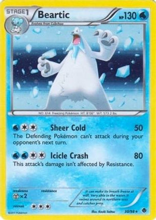 Beartic - 30/98 (Cosmos Holo) [Blister Exclusives] Holofoil