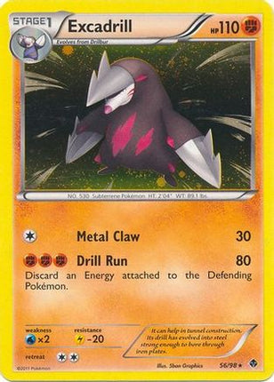 Excadrill - 56/98 (Cosmos Holo) [Blister Exclusives] Holofoil