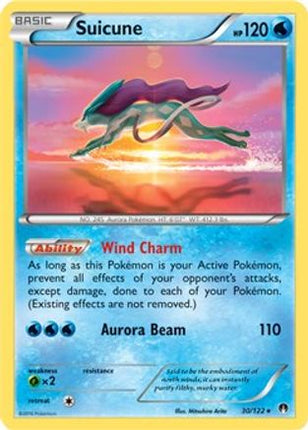 Suicune - 30/122 (Cosmos Holo) [Blister Exclusives] Holofoil