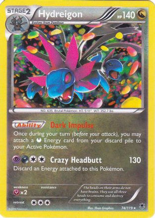 Hydreigon - 074/119 (Cosmos Holo) [Blister Exclusives] Holofoil