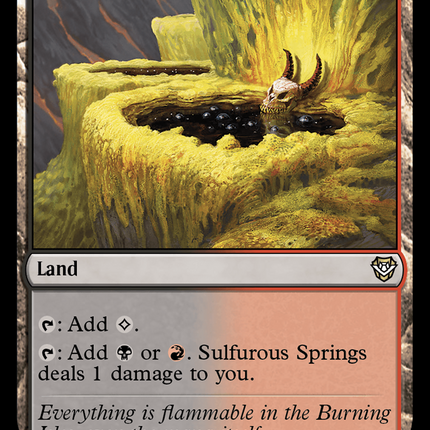 Sulfurous Springs [Outlaws of Thunder Junction Commander]