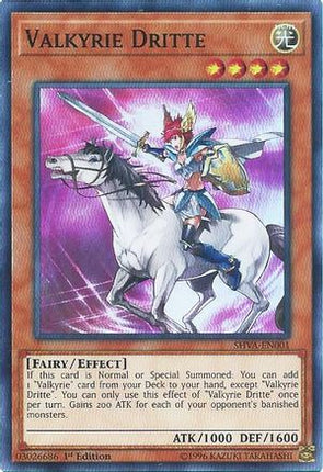 Valkyrie Dritte (Super Rare) [SHVA-EN001] 1st Edition