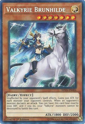 Valkyrie Brunhilde (Secret Rare) [SHVA-EN004] 1st Edition