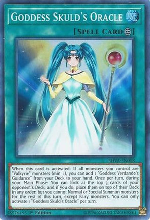 Goddess Skuld's Oracle (Super Rare) [SHVA-EN008] 1st Edition