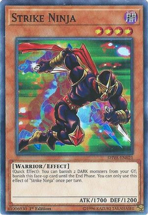 Strike Ninja (Super Rare) [SHVA-EN021] 1st Edition