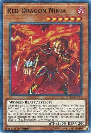 Red Dragon Ninja (Super Rare) [SHVA-EN025] 1st Edition