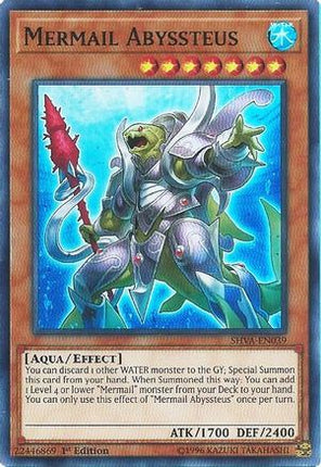 Mermail Abyssteus (Super Rare) [SHVA-EN039] 1st Edition