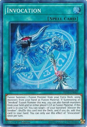 Invocation (Super Rare) [SHVA-EN043] 1st Edition