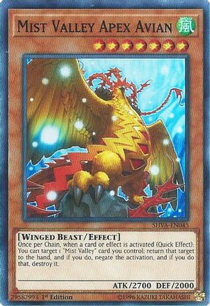 Mist Valley Apex Avian (Super Rare) [SHVA-EN045] 1st Edition