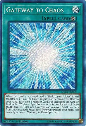 Gateway to Chaos (Secret Rare) [SHVA-EN058] 1st Edition