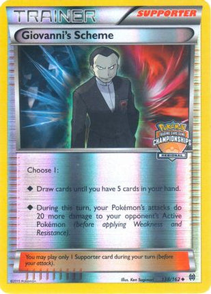 Giovanni's Scheme - 138/162 (Regional Championships) [League & Championship Cards] Reverse Holofoil