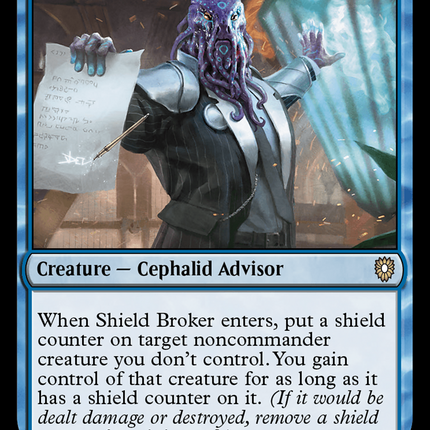 Shield Broker [Bloomburrow Commander]