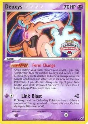 Deoxys - 16/107 (Regional Championships) [League & Championship Cards]
