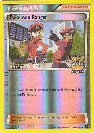 Pokemon Ranger - 104/114 (Regional Championships) [Staff] [League & Championship Cards] Reverse Holofoil