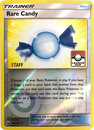 Rare Candy - 142/168 (League Cup) [Staff] [League & Championship Cards] Reverse Holofoil