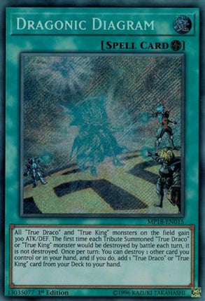 Dragonic Diagram (Secret Rare) [MP18-EN015] 1st Edition